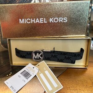 Michael Kors Black Logo Belt Bag
